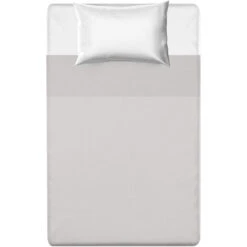 Lenzuolo Piano Basik In Cotone, Da 1 Piazza E Mezza