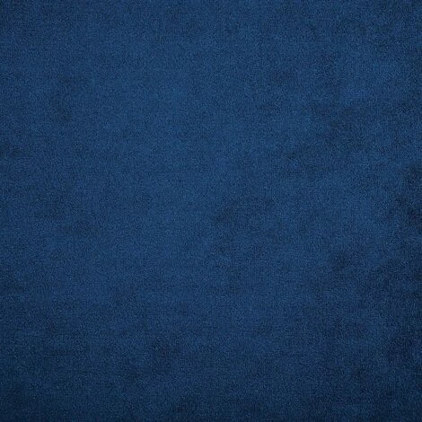 Fodera Per Letto In Velluto Blu Scuro Rimovibile E Lavabile 160 X 200 Cm Fitou - immagine 5