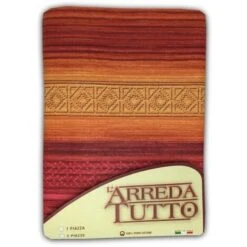 TELO ARREDO COPRITUTTO GRAN FOULARD COPRILETTO COPRIDIVANO TESSUTO INCAS BORDEAUX 1 PIAZZA
