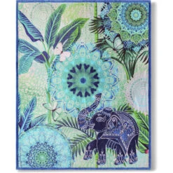 Plaid ISARA 130x160 Cm Blu HIP