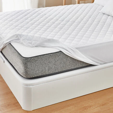 Pikolin Home Coprimaterasso Trapuntato Aloe Vera, Impermeabile E Traspirante. 200x200cm Pikolin Home 200x200cm , Cama De 200 , Bianco - immagine 3