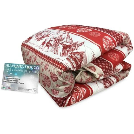 TRAPUNTA FIOCCO © TIROLESE GERMAGNANO Rosso PIUMONE Made In Italy 1 PIAZZA
