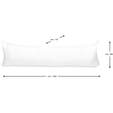GUANCIALE CILINDRICO MORBIDO GRAVIDANZA LUNGO CM. 100 - immagine 3