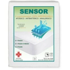 COPRIMATERASSO Impermeabile SANITARIO Antiacaro 1 PIAZZA