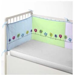 Paracolpi Per Culla Cool Kids Patch Garden (60 X 60 X 60 + 40 Cm)