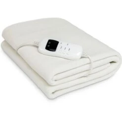 Sinnlein® Coprimaterasso Termico Per Scaldare Il Tuo Sonno Lavabile Fino A 40° C Scaldasonno Con Autospegnimento Temperatura Regolabile A Tre Livelli Lavabile Fino A 40°C 150 X 80 Cm