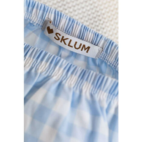 SKLUM Copripannolino Kenedi In Cotone Blu Celeste - immagine 3