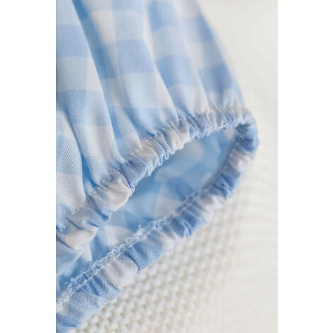 SKLUM Copripannolino Kenedi In Cotone Blu Celeste - immagine 4