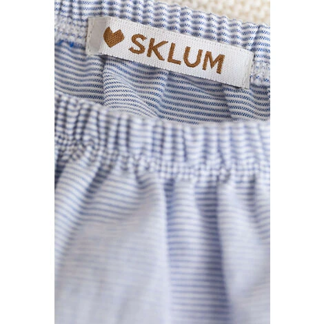 SKLUM Copripannolino In Cotone Bazz Blu Oceanico - immagine 4