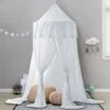 Baldacchino Per Bambini A Baldacchino Sala Giochi Per Bambini Scatta Foto Intorno A 240 Cm Di Altezza Chiffon Appeso In Chiffon Per La Decorazione Della Camera Da Letto Per Letto E Camera Da Letto (bi