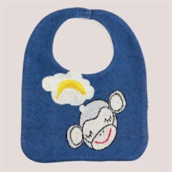 SKLUM Bavaglino In Cotone Tubbi Kids Blu Lapislazzuli