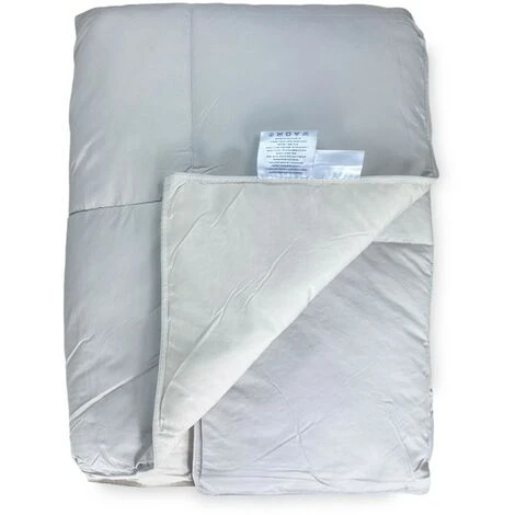 COPRILETTO In PIUMINO OCA Stream ESTIVO Leggero 150 GR. 80% PIUMA OCA 20% PIUMINO OCA Bicolore Singolo 1 PIAZZA Cm. 180x260 - immagine 3