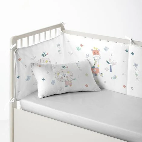 Paracolpi Per Culla Cool Kids Jungle (60 X 60 X 60 + 40 Cm)