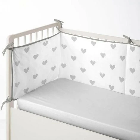 Paracolpi Per Culla Cool Kids Hearts (60 X 60 X 60 + 40 Cm) - immagine 2