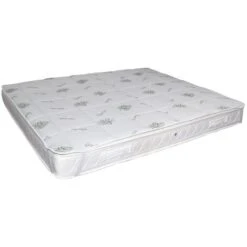 Coprimaterasso Topper Imbottito E Trapuntato Made In Italy Con Trattamento Aloe Vera Bianco - Singolo