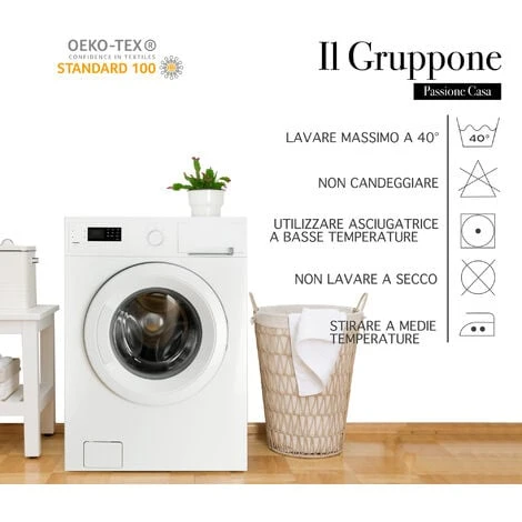 Completo Letto Misura Alla Francese A Tinta Unita Prodotto Italiano Set Lenzuola 100% Cotone Beige - Francese - immagine 4