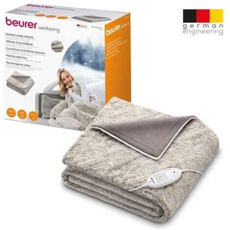 Beurer HD 75 Cosy Termocoperta Con Dispositivo Di Termoregolazione Elettronico Nordic - immagine 4