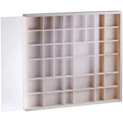 Libreria Componibile In Pino Con Vetrinetta