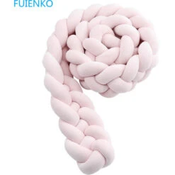 Paracolpi Letto Intrecciato 3M Colore Rosa FUIENKO