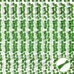 MINKUROW Bcc 12 Pezzi Di Foglie Di Begonie Artificiali Con Fascette Metalliche, Foglie Di Begonia, Ghirlanda Di Piante Per Decorazione Da Parete, Giardino, Matrimonio, Festa