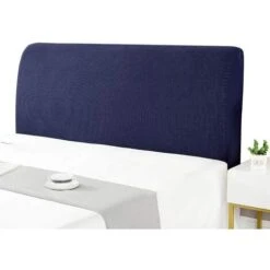 MINKUROW Fodera Per Testiera, Fodera Per Testiera, Fodera Per Testiera Trapuntata A Tinta Unita Antipolvere Fodera Per Testiera Elastica All-Inclusive Camera Da Letto Replica Purullan Pull 150-170