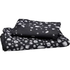 Dreamscene, Set Copripiumino Singolo, In Poliestere, Colore: Nero