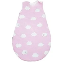 Roba Sacco Nanna Kleine Wolke, 70 Cm, Per Tutto L'anno, Cotone Traspirante, Rosa