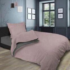 Soleil D'ocre Parure Da Letto, Cotone, Bicolore, 180 X 290 Cm