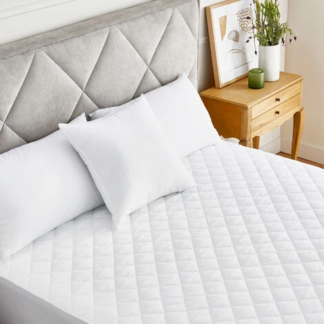 Pikolin Home Proteggi-materasso Trapuntato Ipoallergenico Anti-fluido 60x120cm , Cuna De 60 , Bianco - immagine 3