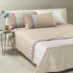 Caleffi - Completo-lenzuola Cool 100% Cotone Geometrico Singolo Corda