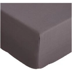 TODAY 201113 Lenzuolo Con Angoli, In Cotone, 140x190 Cm, Grigio (Canon De Fusil)