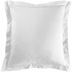 Douceur D'Intérieur - 1640684, Federa Di Guanciale , 63 X 63 Cm , Lit Uni , Unito 57 Fili , Bianco