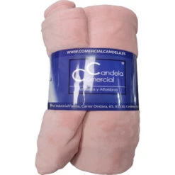 Coperta In Flanella Per Divano E Letto Rosa Tenue 120x150cm