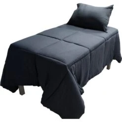 Piumino Materiale 100% Poliestere Fibra Di Riempimento Colore Blu Letto 90 CM