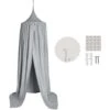 WOLTU Baby Letto A Rete Per Culla Ragazze Appeso A Cupola Tenda CURTAIN Room Decor Grigio