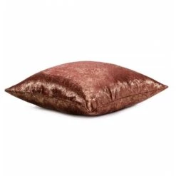 Federa Veras Rame Stampato,metallizato Blackoutsuedeshine 45x45 AmeliaHome