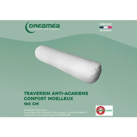 Traversini Trattamento Antiacaro Naturale Greencare L. 160 Cm Cotone Bianco - AZYLIA
