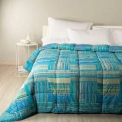 Caleffi - Trapunta Cosmo 100% Cotone Bohemian Singolo Bluette