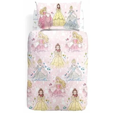 Caleffi Completo Copripiumino Le Principesse Letto Piazza E Mezzo