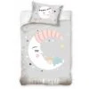 Parure Copripiumino Lettino Baby Luna Grigio