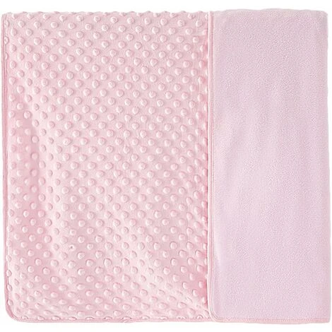 Coperta Per Neonati In Cotone, Coperta Per Neonati In Pile Bilaterale, Coperta Da Viaggio Per Neonati Morbida E Soffice, Multifunzionale Per Ragazzi E Ragazze, 75x100 Cm, Rosa