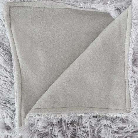 Peli Lunghi Effetto Pelliccia Grigio Scozzese 120x160 - Instinto Naturale - Pelliccia Scozzese, Grigio, Poliestere, Dimensioni 120x160 Cm - Atmosphera Créateur D'intérieur - immagine 4