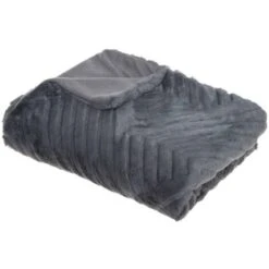 Lancio Di Pelliccia 3d Geo Grey 120 X 160 - Atmosphera Créateur D'intérieur