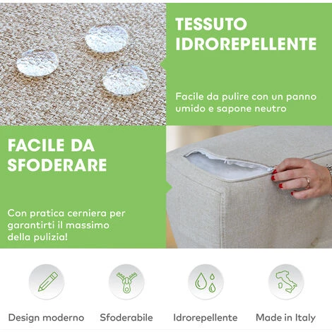 EVERGREENWEB - Cuscino Da Lettura Ergonomico, Cuscino Schienale A Cuneo Per Letto E Divano Cuscino Per Gambe Testata Letto Misura 200x26 Cm Colore Ghiaccio 100% Made In ItalyCHILL PILLOW - immagine 5