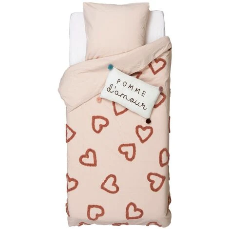 Set Country Tuft 140x200 Rosa - Atmosphera Créateur D'intérieur