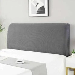 Copri Testiera/Copri Testiera Copripiumino Trapuntato A Molle Parapolvere Tinta Unita All-inclusive Copri Testiera Elastico Camera Da Letto Replica Lan Ruohui Maglione 120-140