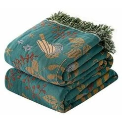 150 X 200 Cm Double Face Copriletto Bohémien Accogliente Copriletto Con Frange In Cotone Intrecciato Modello Coperta Per Divano Coperta Per Poltrona Coperta Reversibile Per Guardare La TV O Fare Un Pi