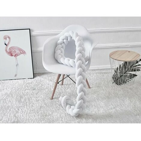 Paracolpi Per Lettino, Paracolpi Per Lettino, Lettino A Forma Di Serpente, Paracolpi Per Lettino, Protezione Del Bordo Intrecciato, Protezione Per La Testa, Decorazione Per Culla, Lettino Da Viaggio ( - immagine 4