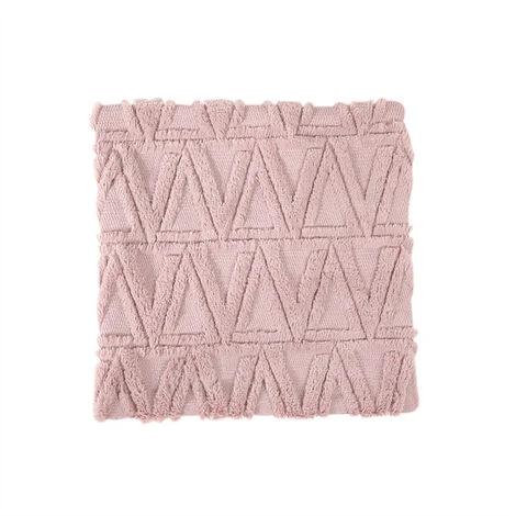 None Cuscino In Peluche Rosa 45x45 Cm In 2 Pezzi