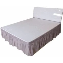 None Gonna Da Letto Elastica Grigia 120x200x40cm